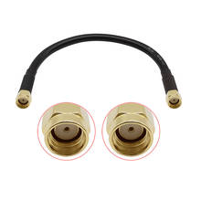 1Pcs RF Coaxial RG58 Cable RP SMA Male to RP SMA Male Plug Antenna Connector RG58 Extension Pigtail Jumper Cables Wire Connector 2024 - buy cheap