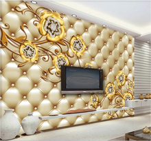 Xuesu-papel tapiz personalizado para pared, accesorio de lujo con diseño de flores y joyería, impermeable, 8D 2024 - compra barato