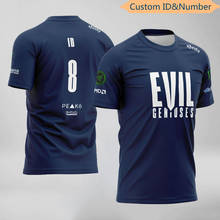 CSGO DOTA2 E-Sports EG Team Player Jerseys Uniform Evil Geniuses Customized Name Fans T Shirt For Men Women Custom ID Tees Shirt 2024 - buy cheap