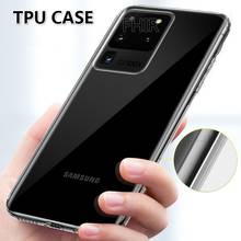 Прозрачный чехол для телефона из ТПУ для Samsung Galaxy S20 Ultra M11 M21 A90, чехол для Galaxy A50 A30 A70 A51 A71 A41 A21 A01, мягкий чехол 2024 - купить недорого