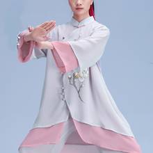 2020 Martial Arts Set Wushu Uniform Kungfu Clothes Chinese Warrior Costume Kung Fu Outfit Swordsman Tai Chi Uniform TA2068 2024 - buy cheap
