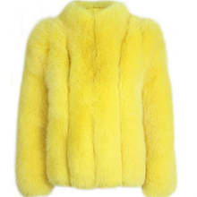 fur real jacket ladies natural fur jacket women fox fur jacket 2024 - buy cheap