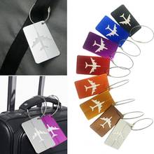 Aluminum Alloy Luggage Waterproof Tag Travel Suitcase Bag Name ID Tags Address Label Baggage Card Holder Travel Accessories 2024 - buy cheap