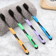 Adult Bamboo Charcoal Soft Bristle Toothbrush Oral Care Teeth Cleaning Environmental Soft Teeth Cleaning Tool tooth brushes 2024 - buy cheap
