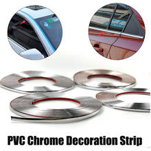 Car styling Decoration Sticker Chrome Strip For Cadillac ATS BLS CTS XT4 XT5 ATSL XTS STS SRX Escalade 2024 - buy cheap