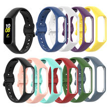 Candy Color Silicone Smart Bracelet Watchband for Samsung Galaxy Fit-e R375/Galaxy Fit2 SM-R220 Replacement Wrist Strap 2024 - buy cheap