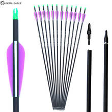 28"30"31" Archery Carbon Arrows With Replaceable Tips for Compound Bow Recurve Bow Long Bow Arrow Hunting 2024 - buy cheap