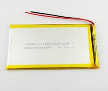 Free ship tablet battery 3560107 4060100 3560110 3.7v 3000mah polymer lithium battery li-po rechargeable battery 2024 - buy cheap