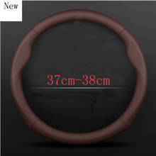 for Honda Breeze Xcrv Fit CITY Avancier Civic Accord Crider Odyssey Universal Leather Steering Wheel Cover 37\38cm All Series 2024 - buy cheap