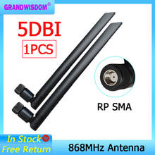 868 mhz 915 mhz antena 5dbi RP-SMA conector gsm 915 mhz 868 mhz iot antena repetidor de sinal ao ar livre à prova dwaterproof água lorawan 2024 - compre barato