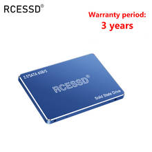 RCESSD металлический жесткий диск 1 ТБ SATA3 HD SSD жесткий диск 1 ТБ ноутбук Внутренний твердотельный накопитель 128 256 512 GB для настольного ПК 2024 - купить недорого