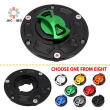 Tampa do tanque de combustível cnc, para kawasaki ninja250r 2010-2020 ninja300 ninja 250r 2008 2016-2018 z250sl z 250sl 2012 motocicleta 2024 - compre barato