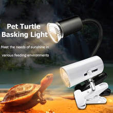 Лампа для аквариума для домашних животных, амфибий, ящерицы, нагревательная лампа, черепаха, греющая УФ светильник ПА лампа для рептилий для украшения черепахи 2024 - купить недорого