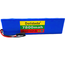 Original 24v 7.8ah 7s2p 18650 bateria li-ion bateria 7800mah 29.4v bicicleta elétrica ciclomotor/elétrica não incluir o carregador 2024 - compre barato