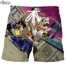 CLOOCL Japanese Anime Jojo's Bizarre Adventure Diamond 3D Print Fashion Men Drawstring Shorts Loose Elastic Harajuku Sweatpants 2024 - buy cheap