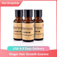 Hair Growth Essence Liquid Fast Hair Growth Natural Extract Ginger Hair Growth Faster Oil Anti Hair-loss Nourishing 20ml 2024 - buy cheap