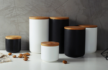 Tanque de armazenamento cerâmico selado, criativo ativo multigrama jarra de armazenamento de chá e café com tampa produtos domésticos 2024 - compre barato