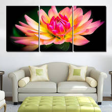 Blooming lotus 5d diamond painting full drill diamond embroidery sale flowers mosaic triptych diy craft supplies decor AA2293 2024 - buy cheap