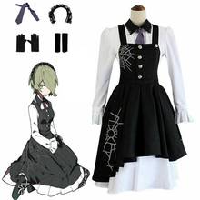 Fantasia para cosplay de danganronpa v3, fantasia de kirumi tojo, uniforme para mulheres, meninas, anime, halloween, carnaval 2024 - compre barato