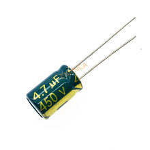 20pcs/lot 450V 4.7UF High Frequency Aluminum Electrolytic Capacitor 4.7UF 450V 8X12mm 20% 2024 - buy cheap