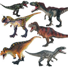 Children's Simulation Dinosaur Model Large Soft PVC Tyrannosaurus Ox Dragon Toy Kids Collection Toys Gifts 2024 - buy cheap
