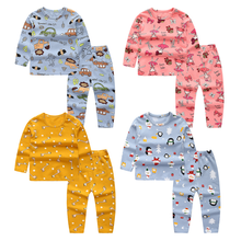 2021 New Spring Autumn Baby Boys Girls Clothing Sets Tracksuit 2PCS Cotton Sport Suit Cartoon T-Shirt+Pants Kids Clothes Sets 2024 - buy cheap
