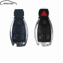 HKCYSEA-carcasa para llave de coche, carcasa para mando A distancia de 3/3 + 1 botón, para Mercedes Benz A, B, C, E, S, clase W203, W204, W205, W210, W211, W212, W22 2024 - compra barato