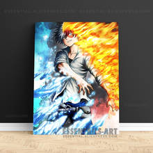 Shoto Todoroki My Hero Academia BNHA Poster Canvas Wall Art Painting Decor Pictures Bedroom Study Room Home Decoration Prints 2024 - buy cheap