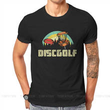 Disco de golfe cestas jogar esporte 100% algodão tshirts vintage frolf personalize homme t camisa engraçado topos 6xl 2024 - compre barato