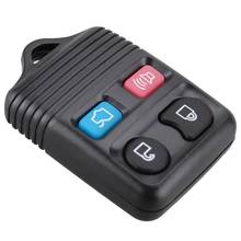 Black 4 Buttons Auto Car Keyless Entry Replacement Remote Key Fob Shell Case for Ford 2024 - купить недорого