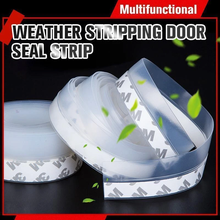 Weather Stripping Door Seal Strip Width Window Door Bottom Self Adhesive Silicone Rubber Seal Sealing Bar Window Sealing Tape 2024 - buy cheap