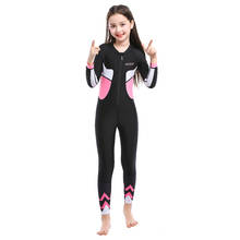 Trajes de buceo para niños y niñas, traje de baño de manga larga de cuerpo completo con protección Uv 2024 - compra barato