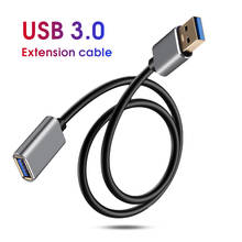 Cable de extensión USB 3,0, extensor redondo AM/AF de 1m para PC, TV, PS4, ordenador portátil, ratón, controlador de juego 2024 - compra barato