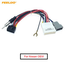 FEELDO 5Pcs 16P Car Head Unit Wire Harness Adapter For Nissan OEM Car Radio Harness #AM2049 2024 - buy cheap
