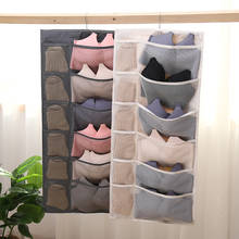 Foldable Hanging Organizer Underware Bra Socks Wardrobe Storage Bag Multi Pockets Oxford Fabric Hang Storage Organizer Bag 2024 - buy cheap