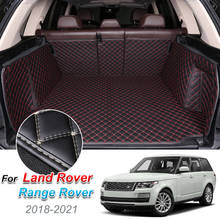 Custom Leather Car Trunk Mats For Land Rover Range Rover 2018-2021 Rear Trunk Floor Mat Tray Carpet Cargo Liner Accessories 2024 - buy cheap
