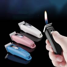 Creative Hair clipper Lighter Metal Inflatable Gas Lighters Novelty Cigarette Lighter Smoking Accessories Gadgets For Men 2024 - buy cheap