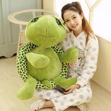 20cm/40cm/60cm Cute Tortoise Plush Toy Army Green Big Eyes Turtle Fluffy Pillow Kawaii Stuffed nGift for Children Dropshipping 2024 - buy cheap