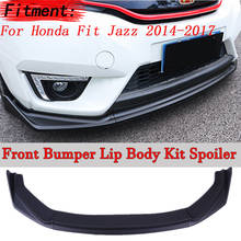 A Set Car Front Bumper Body Kit Diffuser Deflector Spoiler Splitter Lip Guard For Honda For Fit  2014 2015 2016 2017 2024 - buy cheap