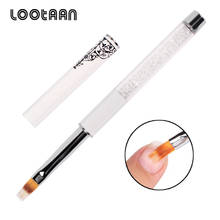 Lootaan 1 Pc UV Gel Nail Brush Ombre Brush Manicure Art Nail Painting Pen Drawing Brush Tool French Polish Gel Brush 2024 - buy cheap