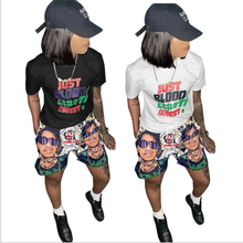 Women's Set Outfits Acitve Matching Two Piece Set Cartoon Print Character 2 Pieces Suit Women 2024 - buy cheap
