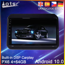 Android 10 64g px6 navegação gps do carro para suzuki ignis 2016 2017 2019 carro dvd auto rádio estéreo multimídia player unidade central 2din 2024 - compre barato