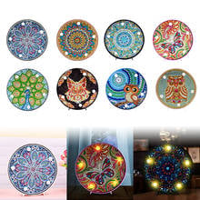 DIY Animal LED Diamond Painting Light Box Cross Stitch Embroidery Lamp Full Special Drill LED Lamp Rhinestones Home Decoration 2024 - buy cheap