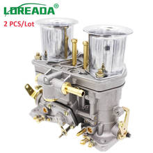 2 peças oem 44idf carburador com chifre de ar se encaixa para vw fiat porsche bug beetle motor substituir weber carb 44 idf acessórios do carro 2024 - compre barato