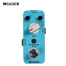 MOOER Ensemble King Analog Chorus Guitar Effect Pedal True Bypass Full Metal Shell Guitar Parts & Accessories 2024 - buy cheap