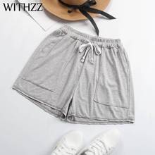 WITHZZ Summer Women's Loose Casual Shorts Wear Beach Comfortable Shorts 2024 - buy cheap