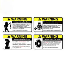 4 X Creative Funny Warning Car Sticker Reflective PVC Decals for Mazda 2 3 5 Cx-3 Cx-5 Cx-7 Mx5 Mx7 Angkesaila ,9x4.5cm 2024 - buy cheap