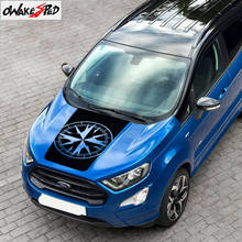 Car Sport Styling Hood Decor Stickers Compass Graphics Vinyl Decals For Ford Ecosport 2013-2018 Auto Cover Engine Bonnet Decal 2024 - buy cheap