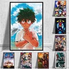 Boku No My Hero Academia, pósteres de Anime japonés e impresiones, pintura en lienzo, imágenes, arte de pared, decoración decorativa para el hogar 2024 - compra barato