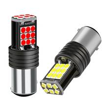 50PCS 1157 P21/5W BAY15D Super Bright 3030 LED Car Tail Brake Lamp Turn Signal Bulbs Auto Daytime Running Light Red White Yellow 2024 - buy cheap